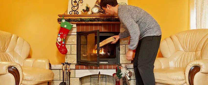 Rusted Metal Fireplace Restoration in Susanville, California